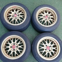 売り切り♪BBS 15インチ　RG358 7j+42 4本セット 4穴　PCD100 コンパクトカー　軽四 FORGED_画像1