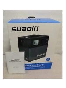 SUAOKI ポータブル電源 PS5B USB 家庭用蓄電池 ソーラーパネル 車中泊　120000mAh/400Wh/正弦波 