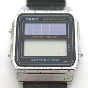 ♪tyom 1204-1 237 不動品 CASIO カシオ AL-180 ソーラー BATTERYLESS QZ クオーツ デジタル 腕時計 メンズウォッチ 腕時計約18㎝