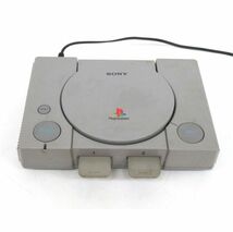 tyom 1204-1 233 SONY ソニー PlayStation プレステ SCPH-7000 ゲーム機 コントローラー ソフト付き 通電OK 動作未確認_画像2