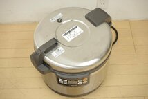 象印 業務用IH炊飯ジャー NH-GE54 単相200V 3升 ステンレス 店舗 厨房 イベント レストラン 動作OK 2016年製_画像2