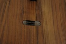 展示品 リッツウェル Ritzwell MO TABLE サイドテーブル ウォールナット無垢材 リビング コーヒー シンプル モダン Φ50cm 定価16.7万_画像7