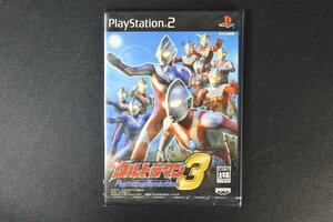 ▼未開封 PS2 ウルトラマン 3 Fighting Evolution ゲームソフト Sony Playstation 2 プレイステーション2 バンプレスト ウルトラシリーズ