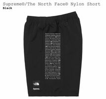 新品未使用品 Supreme The North Face Nylon Short Blackシュプリーム ザ ノースフェイス ナイロンショーツ ブラック24SS M ショートパンツ_画像3