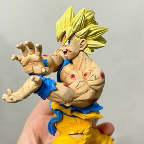 リペイント 孫悟空 BWFC ドラゴンボール DRAGONBALL ドラゴンボールフィギュア フルリペイント 孫悟空 超サイヤ人 一番くじ SMSP の画像8