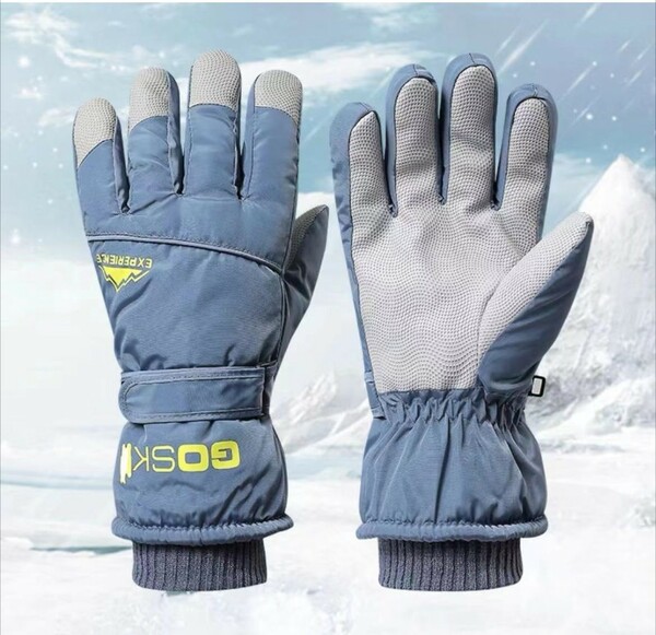 Luimode スキー グローブ スノーボードグローブ タッチパネル対応 手袋 防寒 防風 シンサレート 保温 厚手 フリーサイズ