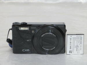 【カメラ】　リコー RICOH　CX6　コンパクト デジタル カメラ　デジカメ　現状品