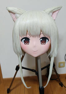  dog . cartoon-character costume kigurumikigrumiFRP unused ear beautiful young lady mask cosplay 