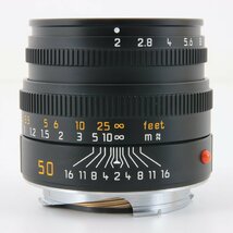 1円～ Leica ライカ レンズ SUMMICRON-M 1:2/50mm　【動作未確認品】_画像2