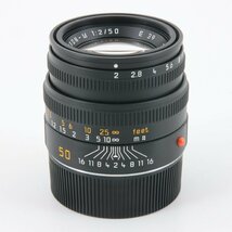 1円～ Leica ライカ レンズ SUMMICRON-M 1:2/50mm　【動作未確認品】_画像1