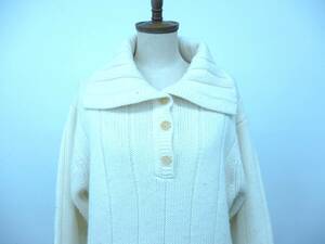 ICEBERG アイスバーグ レディース ニット 白 ホワイト ニット セーター シンプル 刺繍 秋 冬 Y-159