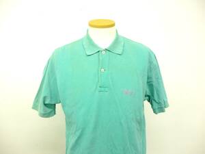 UNITED COLORS OF BENETTON polo-shirt with short sleeves . one Point green S summer men's Y-230.