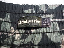 stradivarius　ストラディヴァリウス　スカート　総柄　花柄　ブラック　S　オールシーズン　レディース　Y-454え_画像7