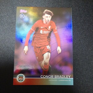 2022 Topps Liverpool Teamset Conor Bradley /75 RC