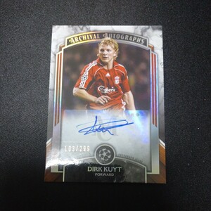 2022 Topps Museum Collection UEFA CL Dirk Kuyt Auto /299