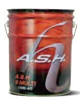 【ASH/アッシュ】 エンジンオイル スーパーマルチ 5W30 DL-1 SM/CF VHVI 化学合成油 20L