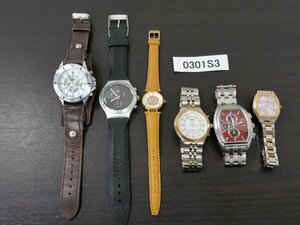 0301S3　時計　腕時計　ジャンク品　おまとめ　SEIKOセイコー　バーバリー　SWATCH など