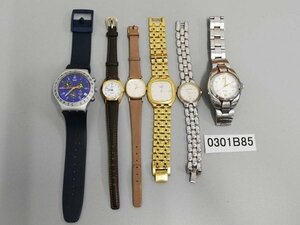 0301B85　時計　腕時計　ジャンク品　おまとめ　SEIKOセイコー　Swatchスウォッチ　CYMAシーマ　など