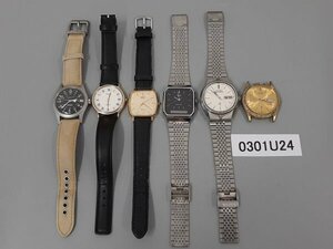 0301U24　時計　腕時計　文字盤　ジャンク品　おまとめ　SEIKO セイコー　カシオ　ハミルトン など