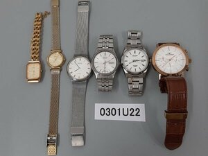 0301U22　時計　腕時計　ジャンク品　おまとめ　SEIKO セイコー　エルジン　ORIENT　テクノス など