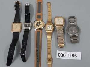 0301U86　時計　腕時計　ジャンク品　おまとめ　SEIKO　CITIZEN　GUESS　