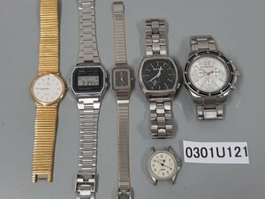 0301U121　時計　腕時計　ジャンク品　おまとめ　CASIO　WALTHAM　バーバリー　ポールスミス　RADO　HAMILTON　