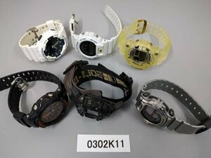 0302K11　時計　腕時計　ジャンク品　おまとめ　CASIOカシオ　G-SHOCK