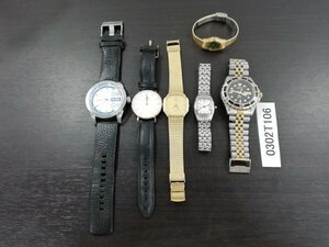 0302T106　腕時計　ジャンク品　おまとめ6点　DIESEL　DW　SEIKOセイコー　など