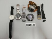 0302B123　時計　腕時計　文字盤　ジャンク品　おまとめ　SEIKOセイコー　CITIZEN　OMEGA　など　※追加画像有り・1点ベルト取れています_画像1