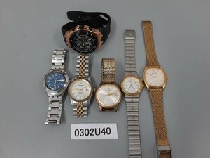 0302U40　時計　腕時計　ジャンク品　おまとめ　SWATCH　SALVECCHIO　TECHNOS　など