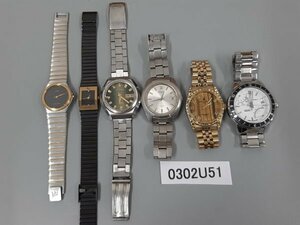 0302U51　時計　腕時計　ジャンク品　おまとめ　TIMEX　CITIZEN　SEIKO　ROVENDINO　など