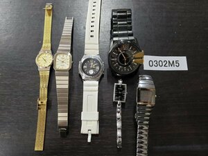 0302M5　時計　腕時計　ジャンク品　おまとめ　SEIKO　RADO　CASIO　CROTON　FB　DIESEL　