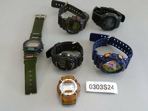 0303S24　時計　腕時計　文字盤　ジャンク品　　おまとめ　CASIO カシオ　G-SHOCK　Baby‐G など