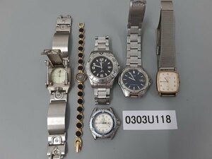 0303U118　時計　腕時計　ジャンク品　おまとめ　Dunhill　SEIKO　CASIO　ALBA 　