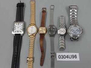 0304U96　時計　腕時計　ジャンク品　おまとめ　CITIZEN　LONGINES　KLAEUSE　GUESS　など