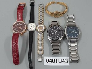 0401U43　時計　腕時計　ジャンク品　おまとめ　バーバリー　SEIKO　CITIZEN　THECLOCKHOUSE　スワロフスキー　など