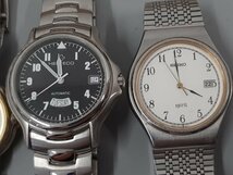 0401U40　時計　腕時計　ジャンク品　おまとめ　CITIZEN　CASIO　SEIKO　TECHNOS　WICCA　HELVECO_画像4