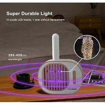 電撃殺虫器 電気蚊取り器 蚊たたき ト付き ホームオフィス パティオ キャンプ用　2_画像6