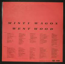 【Promo,LP】ウエスト・ウッド/ミスティー・ワゴン(並良品,和モノ～AOR,1982)_画像3