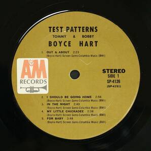 【US-ORIG.LP】Tommy Boyce & Bobby Hart/Test Patterns(並品,ボイス&ハート,1967,ソフロクラシック)の画像3