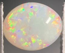 【100円スタート!!】天然ホワイトオパール 0.98ct ルース 裸石 オーストラリア産 宝石 white opal loose australia gem stone Y02_画像4