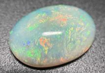 【100円スタート!!】天然ホワイトオパール 4.25ct ルース 裸石 オーストラリア産 宝石 white opal loose australia gem stone Y04 _画像1