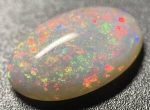 【100円スタート!!】天然ホワイトオパール 2.33ct ルース 裸石 オーストラリア産 宝石 white opal loose australia gem stone Y03