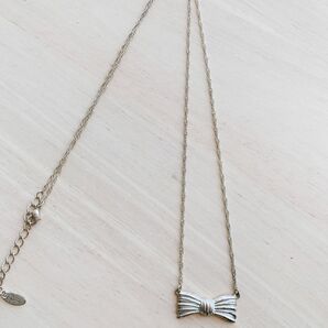 ribbon necklace リボンネックレス