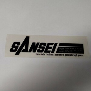 サンセイレーシング マフラーステッカー 本物 CBX400F CBR400F Z400FX Z400GP GPZ400F XJ400 FZ400 GSX400F GSX400FS 当時物 希少 