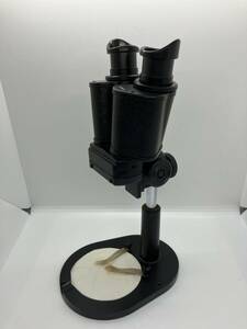 【5259】ソ連製　双眼顕微鏡　BM-51-2　8.75x　アンティーク　箱付き　USSR　年代物　当時品