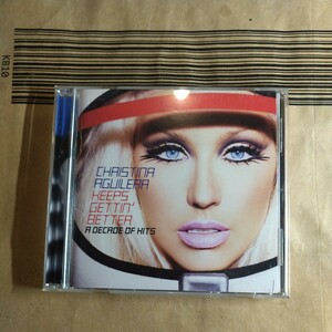 Christina Aguilera「keeps gettin’ betterdecade of hits」邦CD 2008年 見本盤★★クリスティーナ アギレラ　