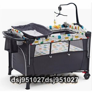  crib baby bed carrying ..... basket mattress diapers change table storage bag with casters . side height adjustment possibility 