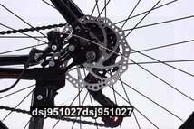 21速可変速固定ギア マウンテン バイク、デュアル ディスク アーバン ブレーキ付きの 26 インチ 60 スポーク自転車_画像7