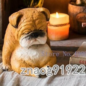 かわいい 雑貨 オブジェ 犬 ドッグ インテリア 飾り ギフト プレゼント ミニチュア 装飾 オフィス リビングYWQ934